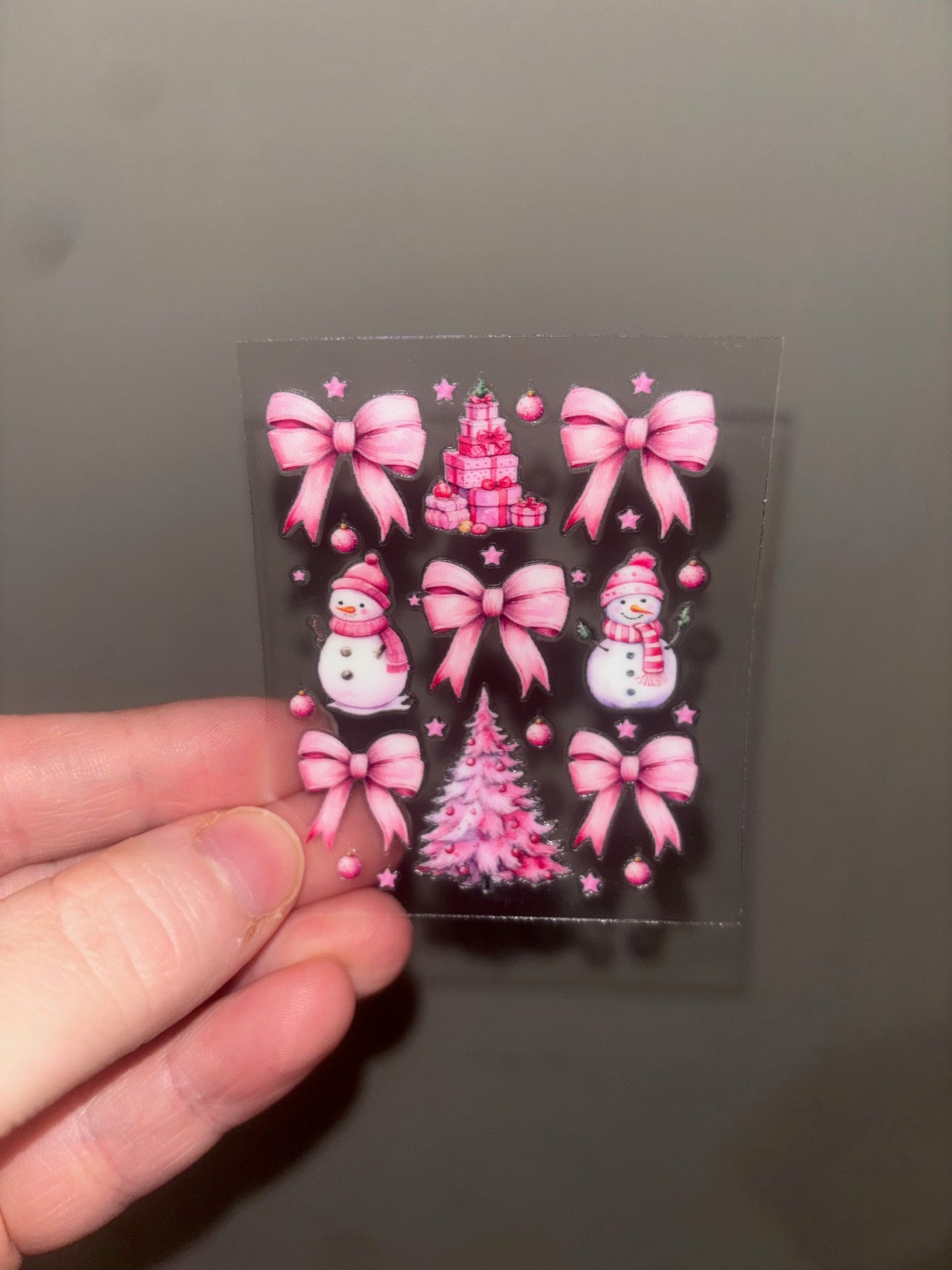 Christmas Spray Decal