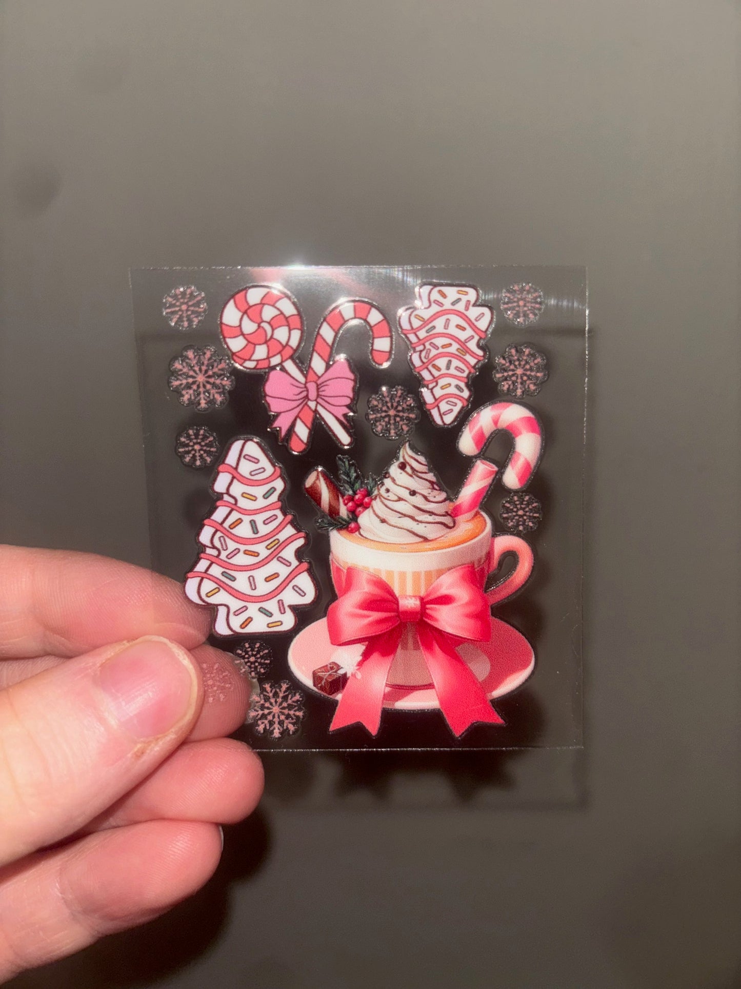 Christmas Snacks Spray Decal