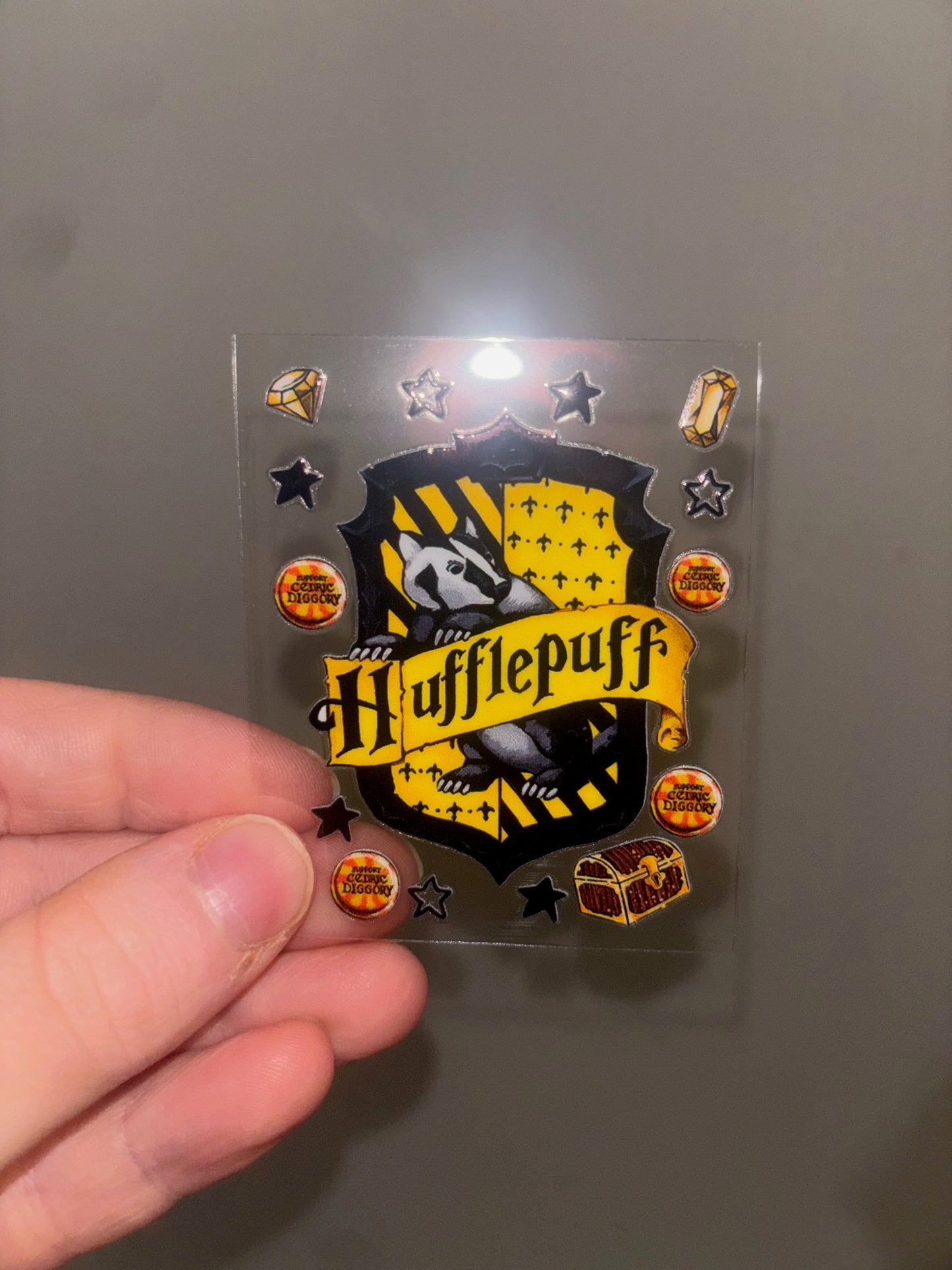 Yellow Wizard House Spray Decal