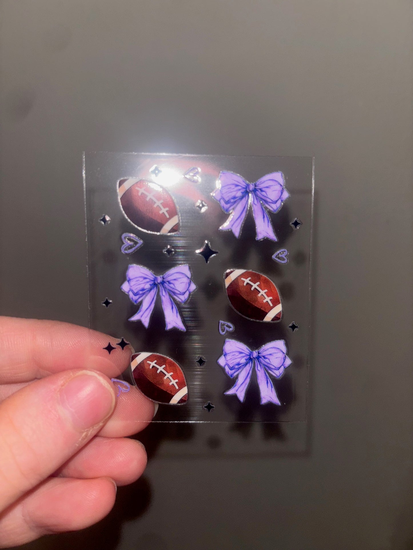 Football Spray Decal