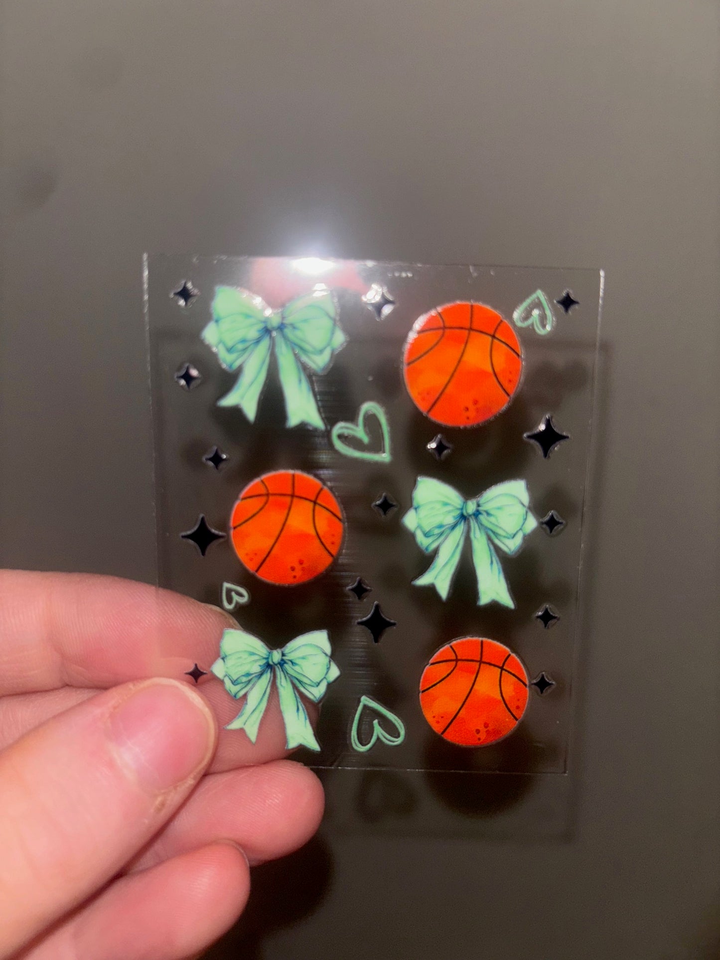 Basketball Spray Decal