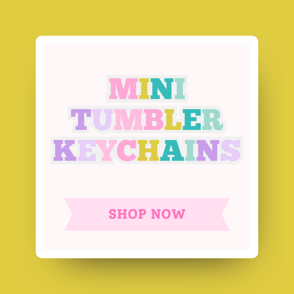 Mini Tumbler Keychains