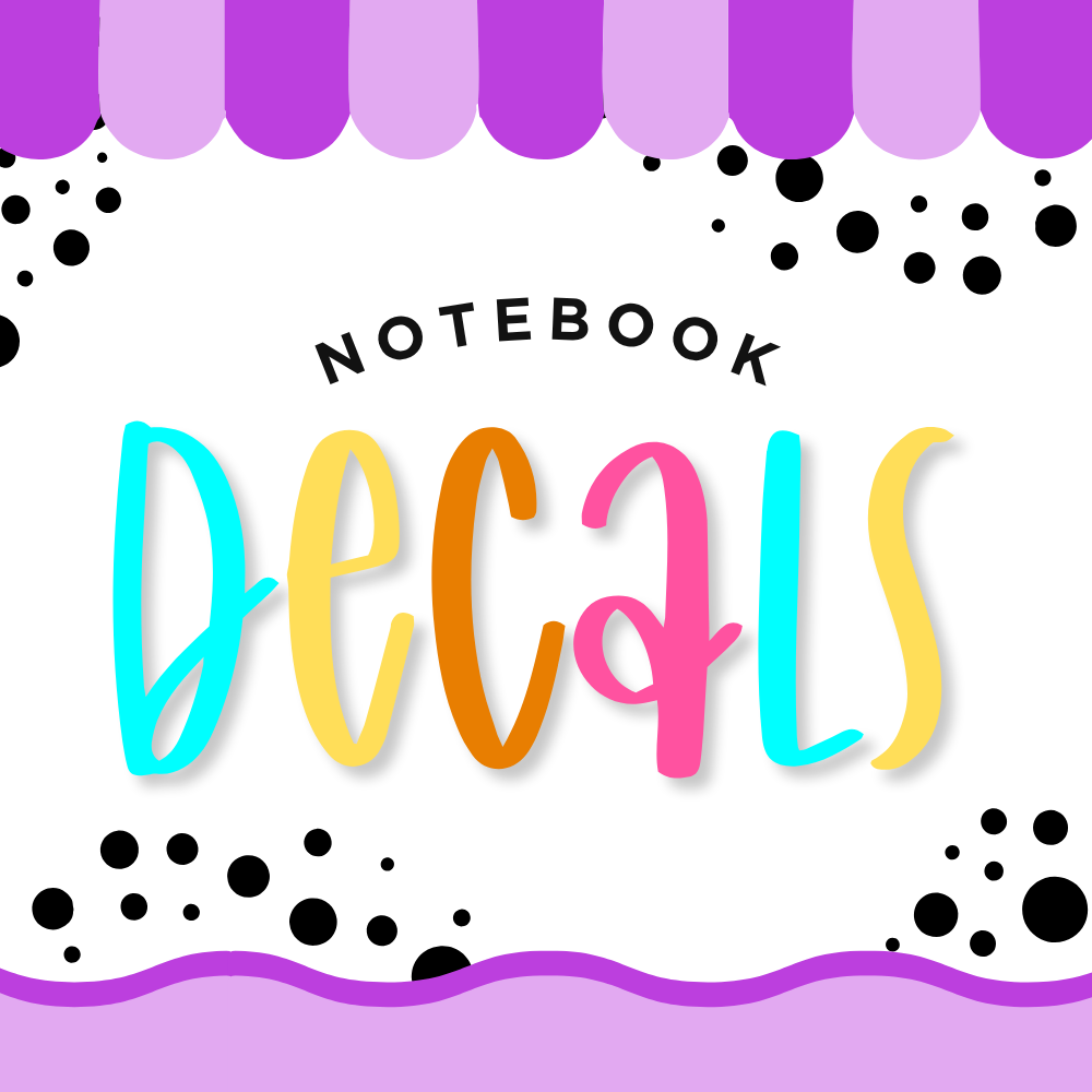 Notebook Decals