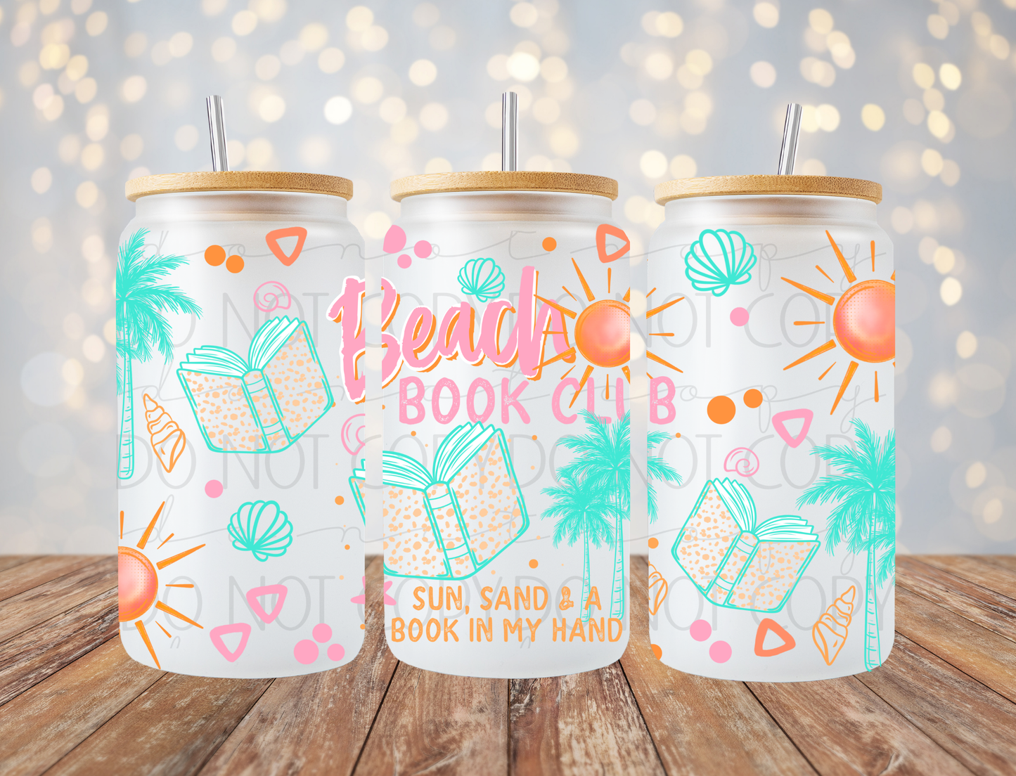 Beach Book Club 16 Oz Wrap