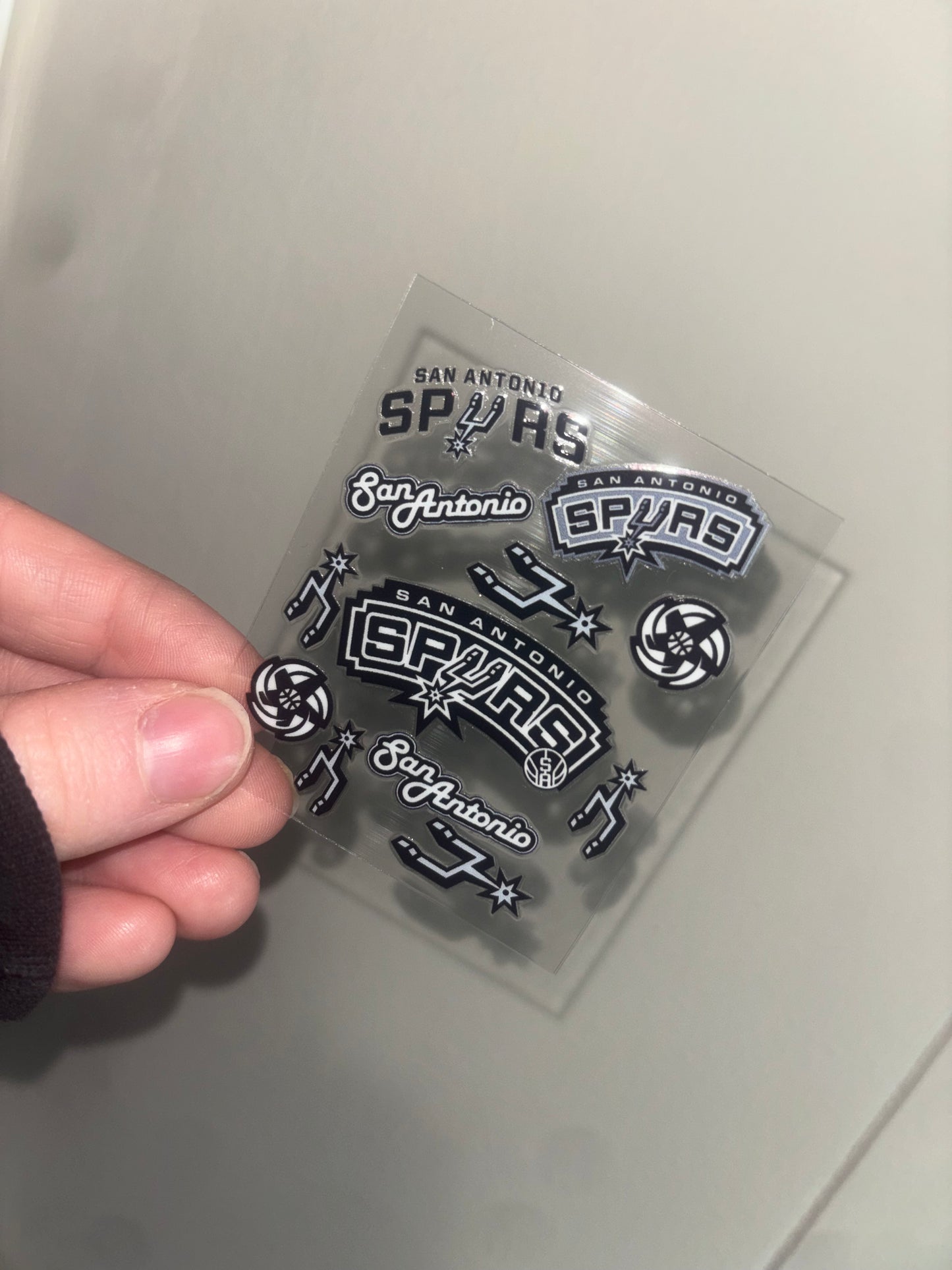 San Antonio Basketball Spray Decal