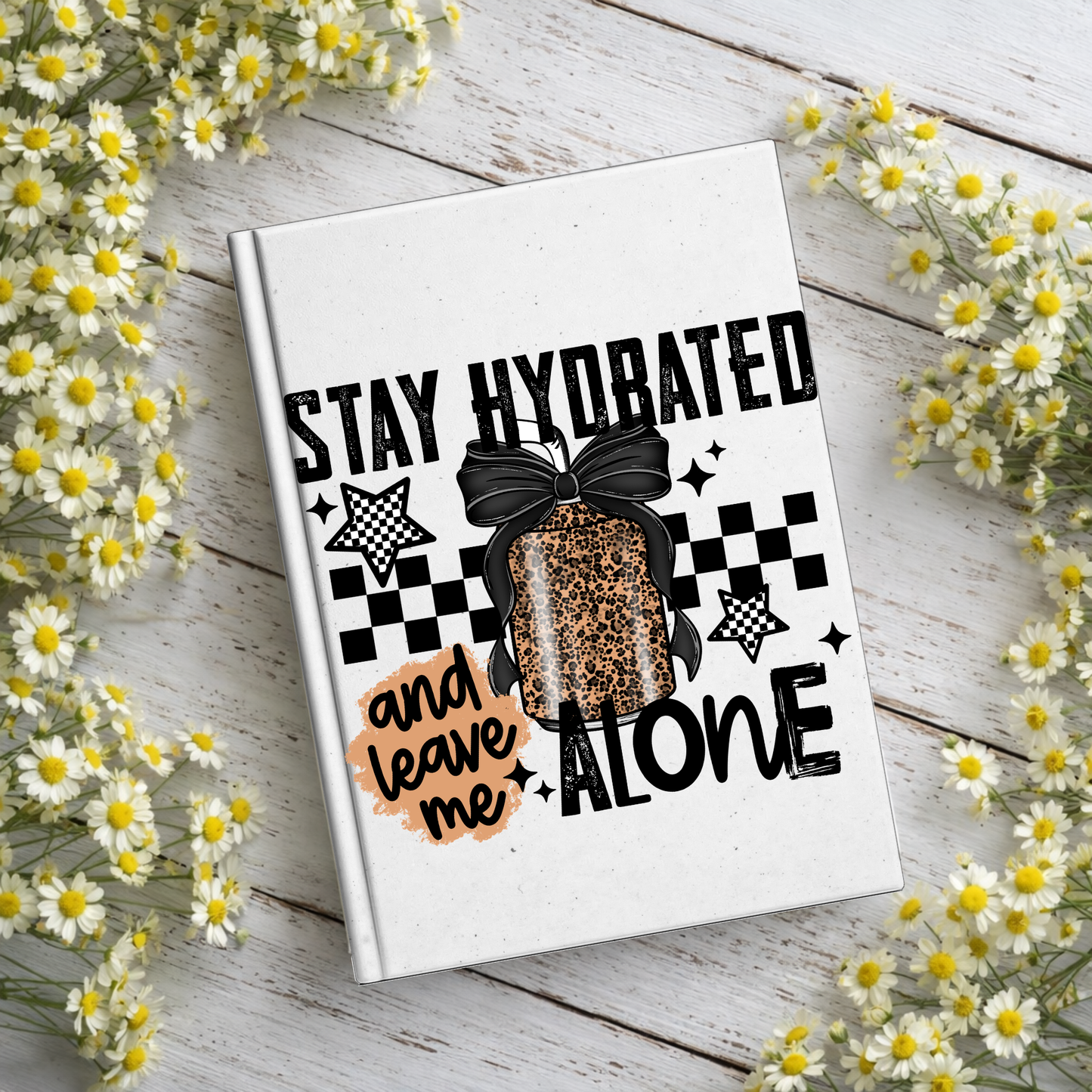 Stay Hydrated Notebook Decal