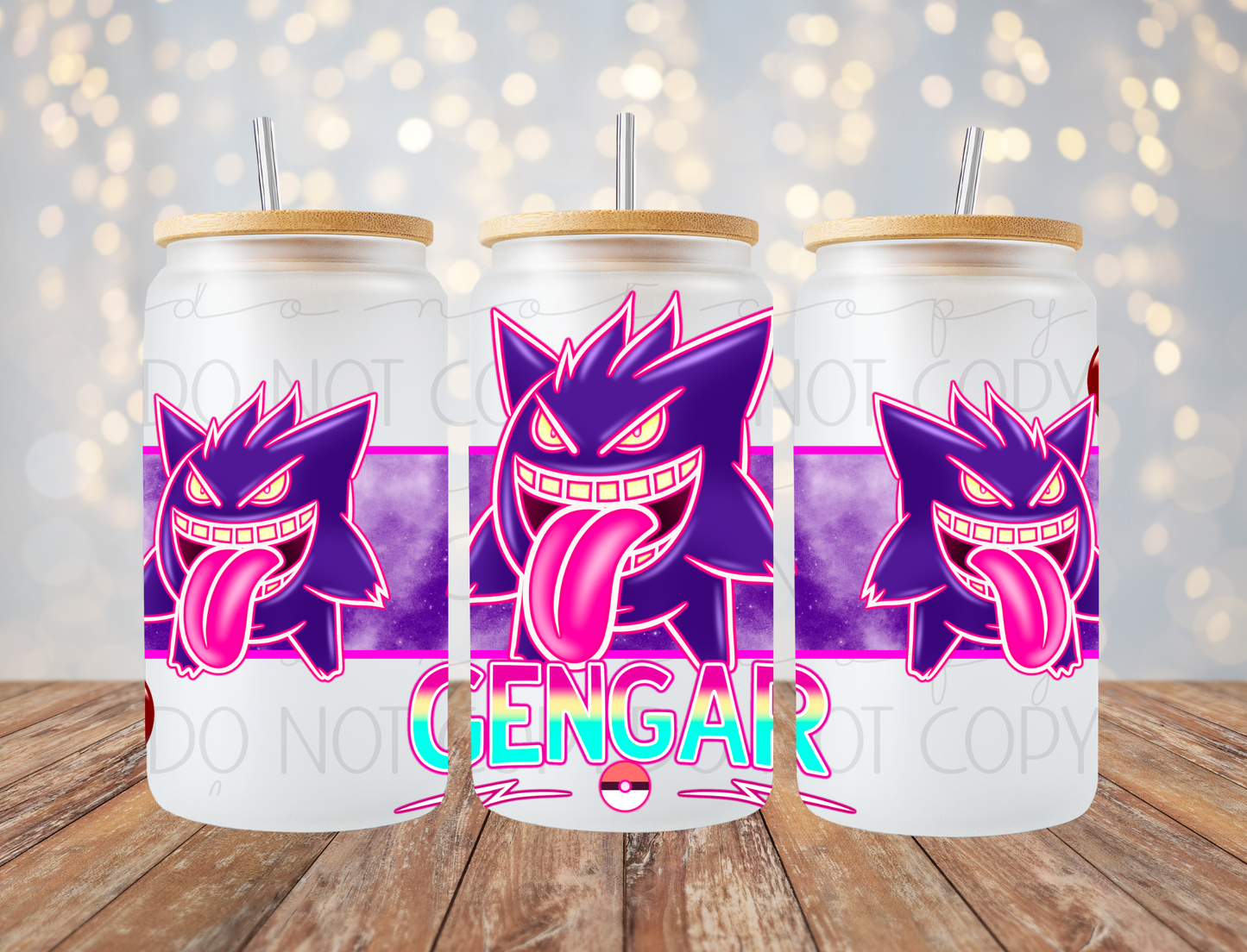 Ghost Animal Anime 16 Oz Wrap