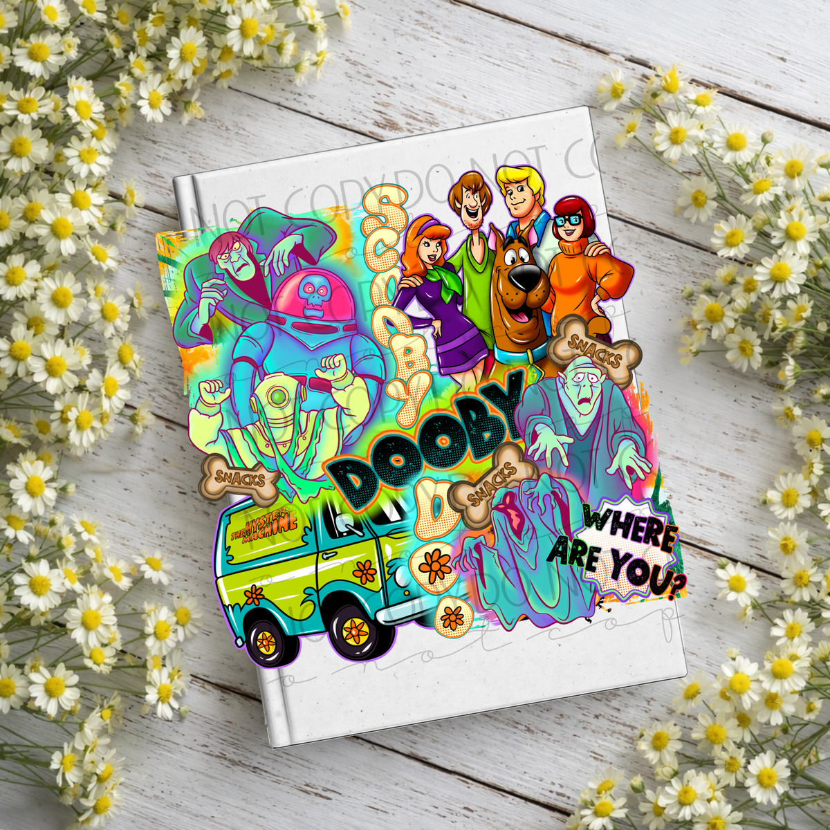 Mystery Gang Notebook Decal