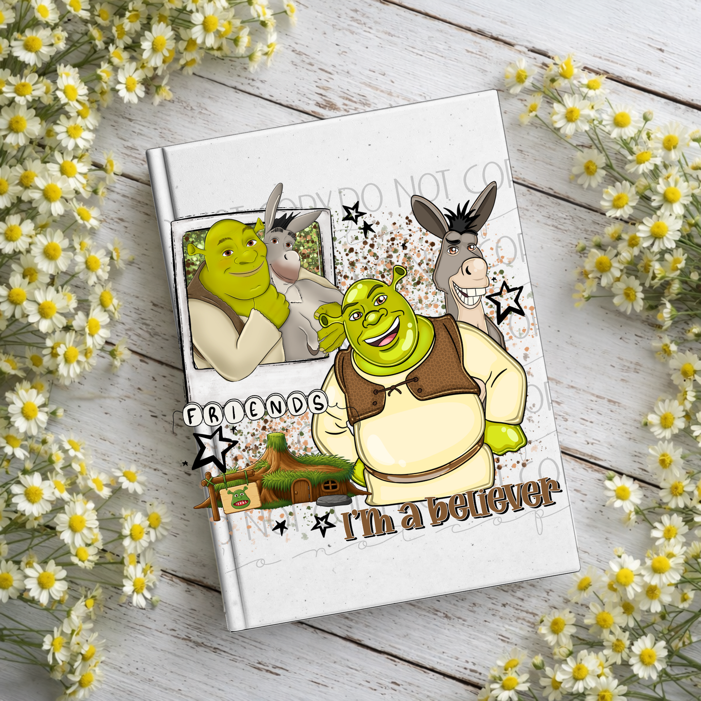 Ogre & Donkey Notebook Decal