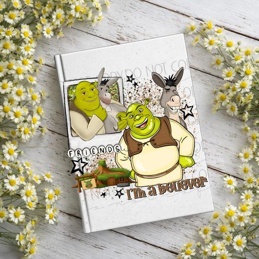 Ogre & Donkey Notebook Decal