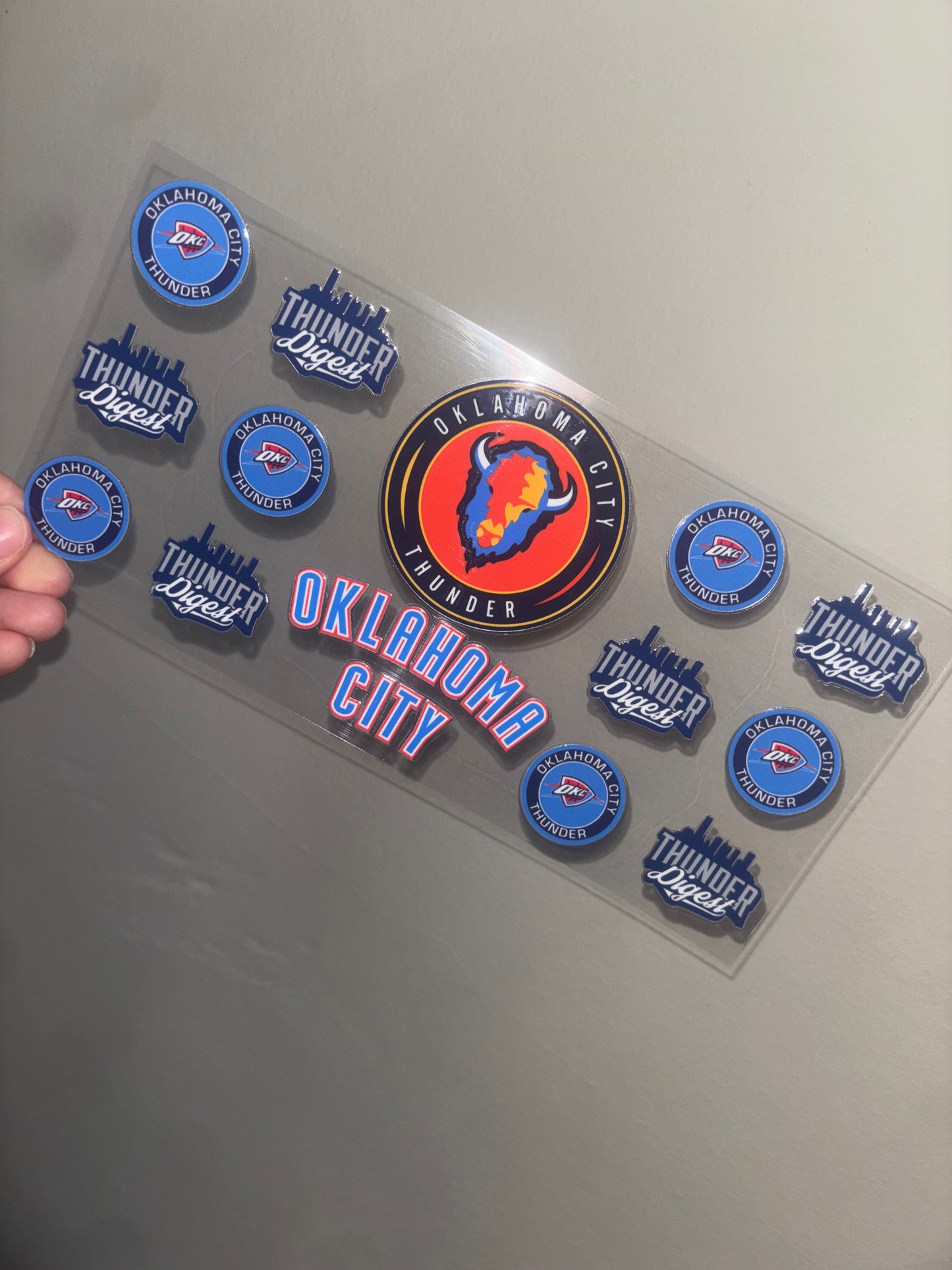 Oklahoma City Basketball 16 oz