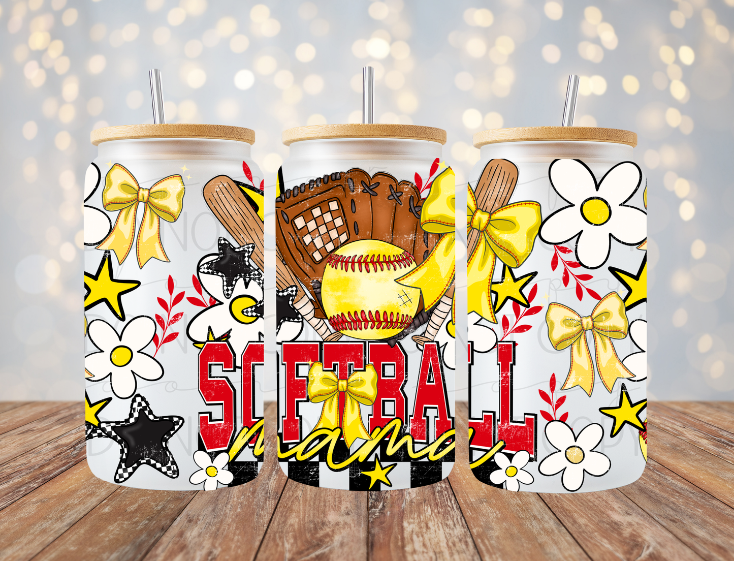 Softball Mama 16 Oz Wrap