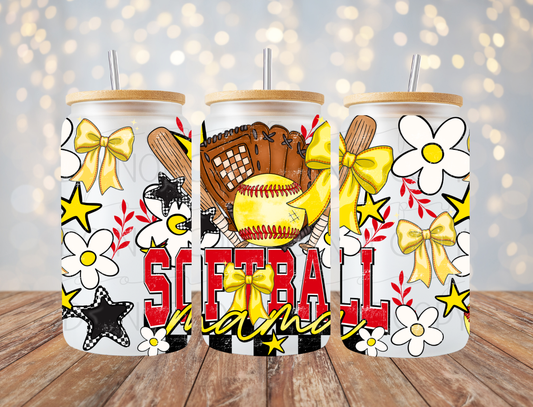 Softball Mama 16 Oz Wrap
