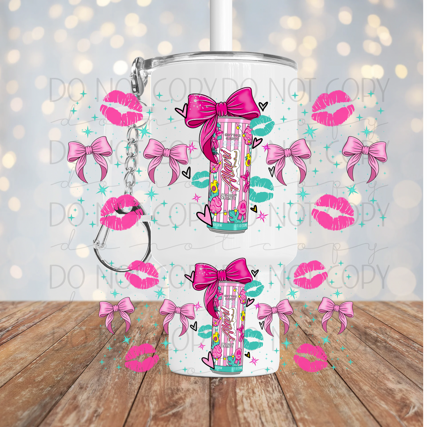 Cotton Candy Energy Drink Mini Wrap