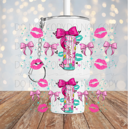 Cotton Candy Energy Drink Mini Wrap