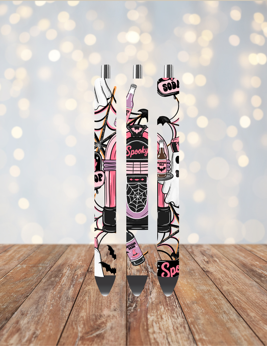 Spooky Jukebox Pen Wrap