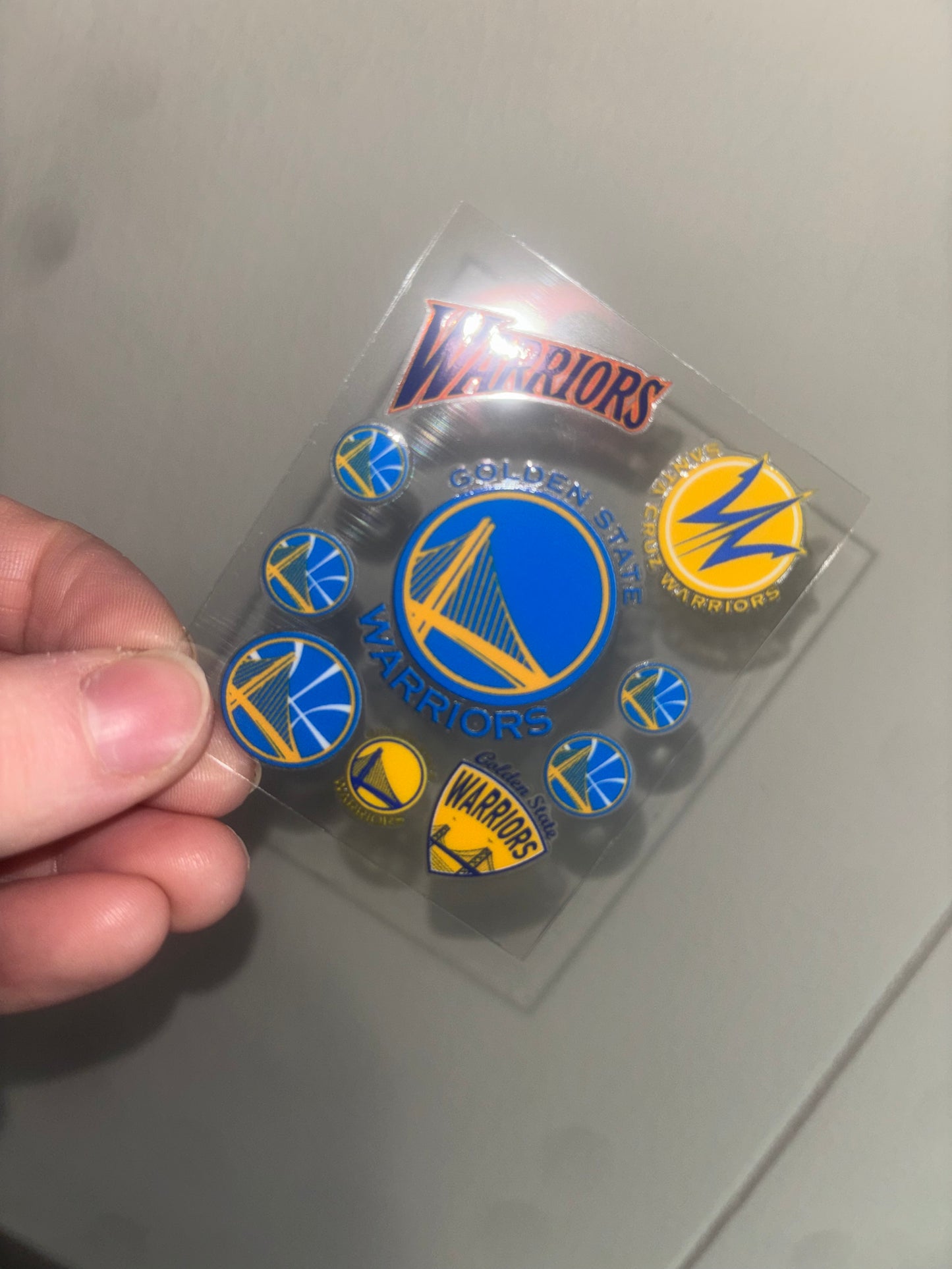 Golden State Basketball Spray Decal