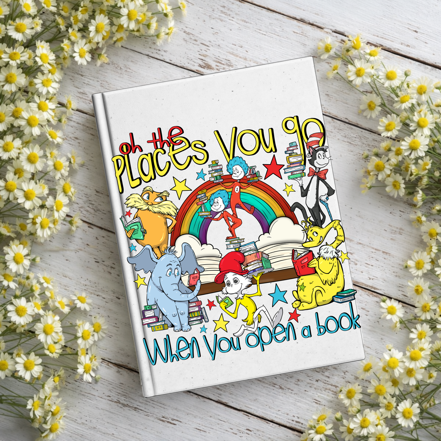 Oh The Places Notebook Decal
