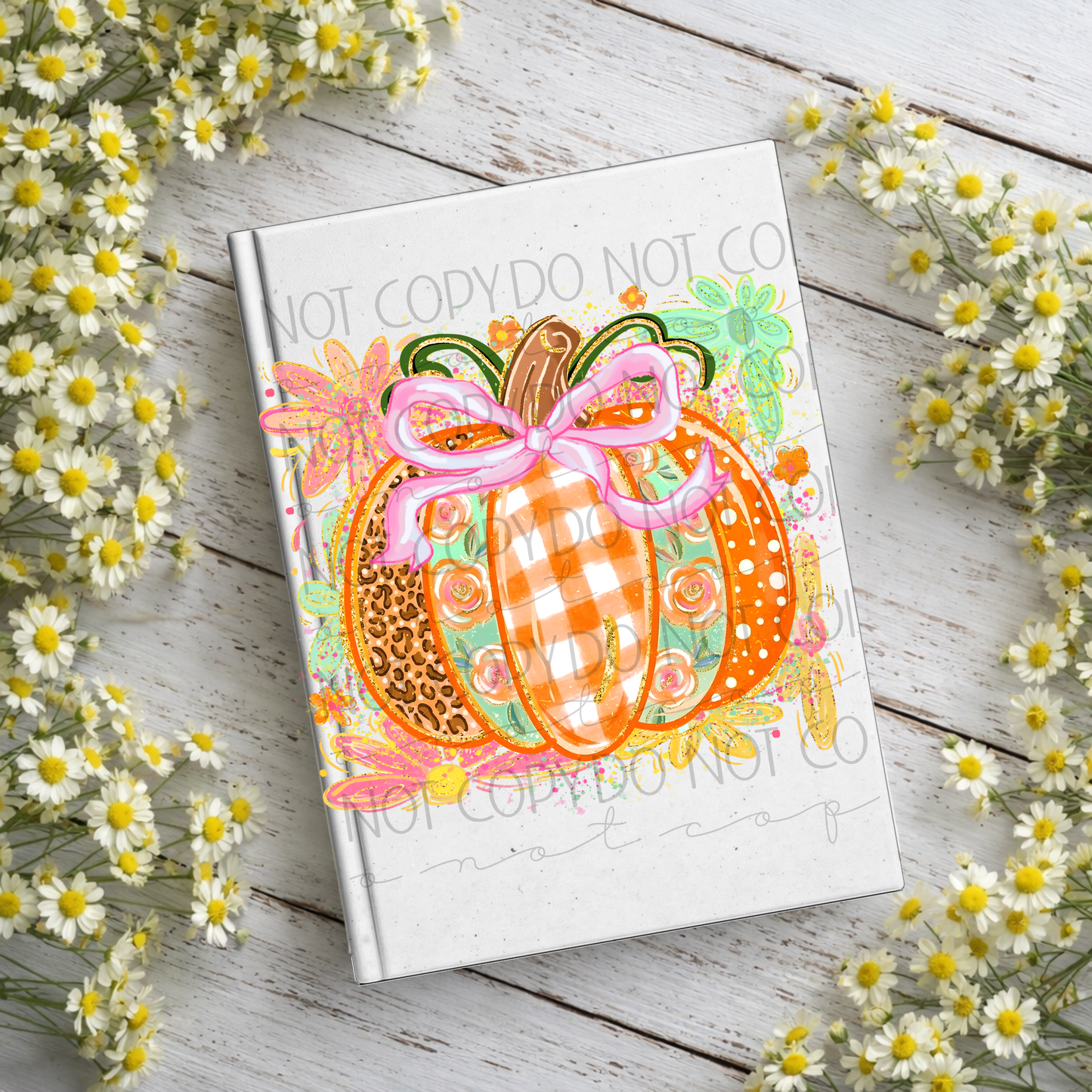 Pumpkin Notebook Decal