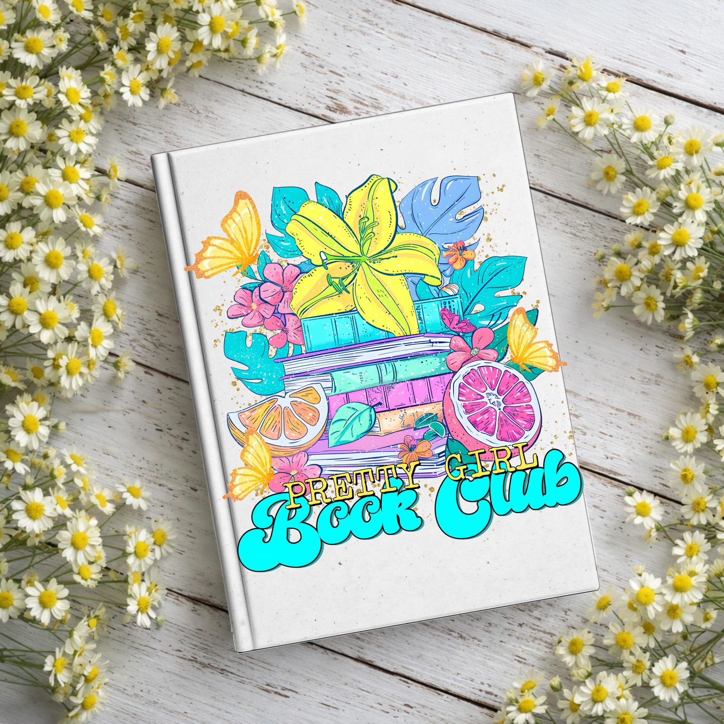 Pretty Girl Book Club Notebook Decal