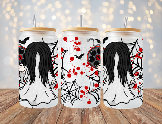 Horror Ghost 16 Oz Wrap