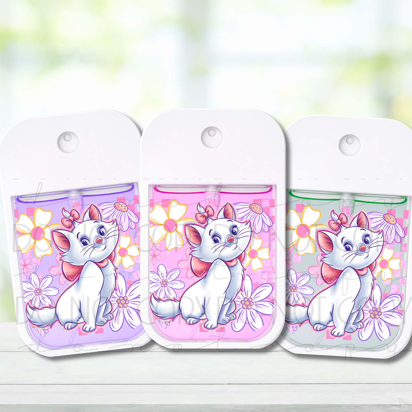 Girl Cat Spray Decal