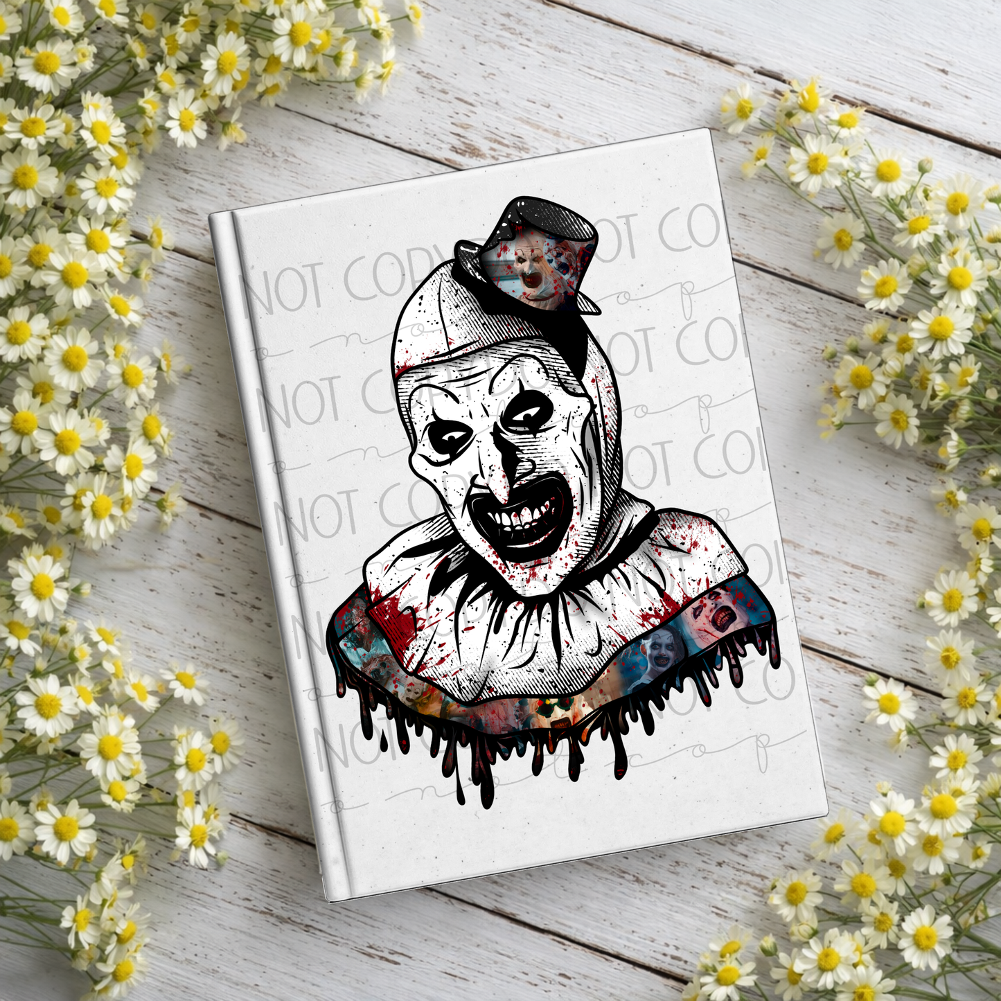 Clown Horror Notebook Decal