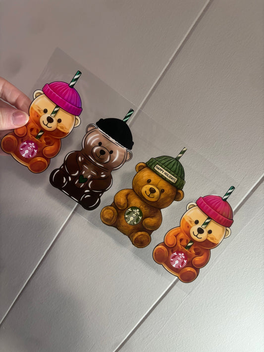 Bear Coffee Cups 16 oz Wrap