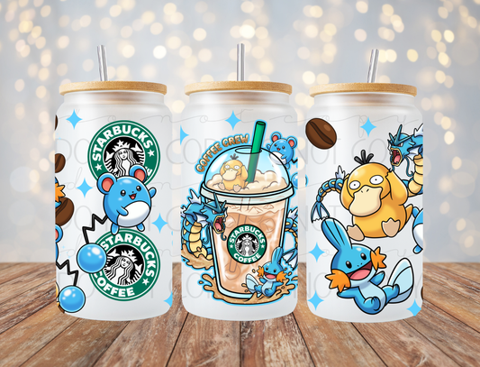 Anime Animal Coffee 16 Oz Wrap