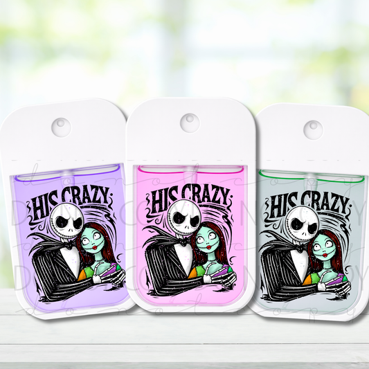 His Crazy Spray Decal