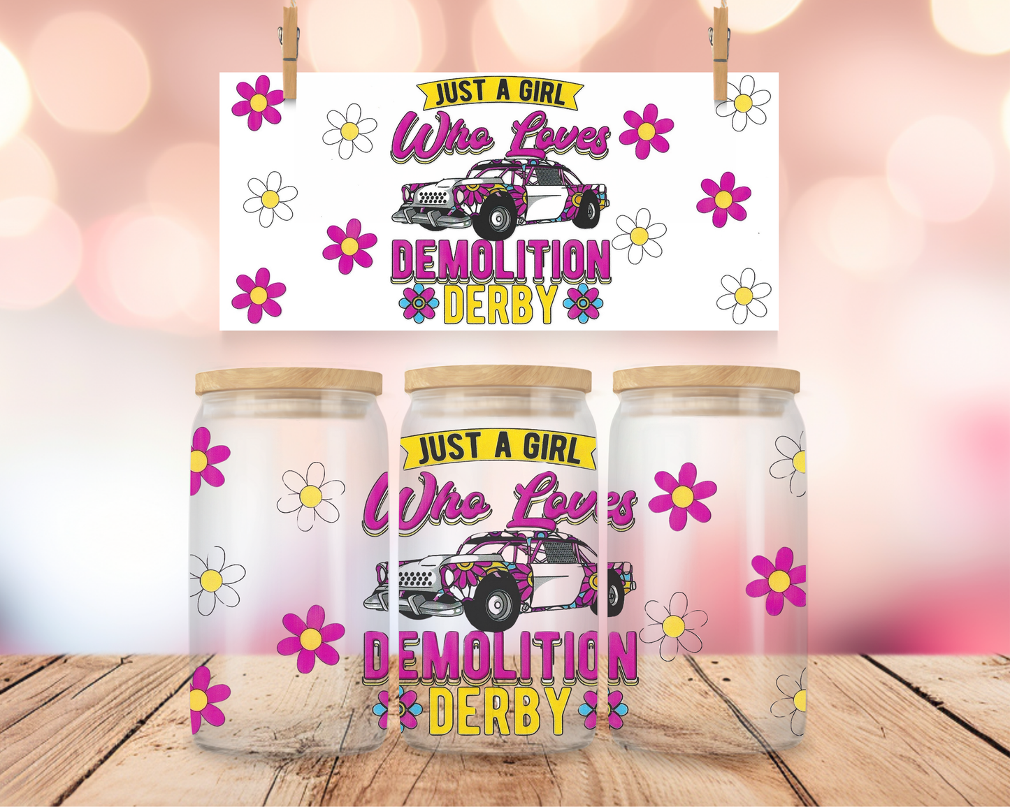 Loves Demolition Derby 16 oz Wrap