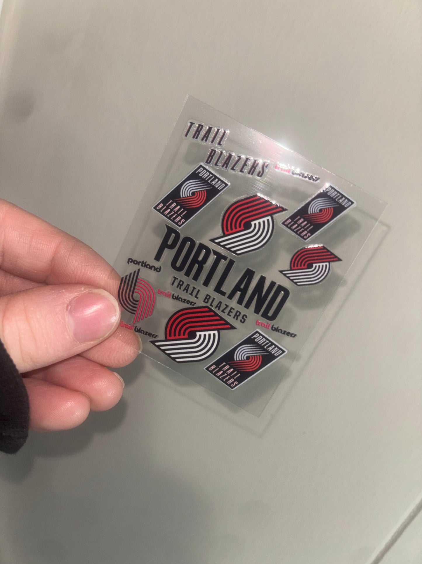 Portland Basketball Spray Decal