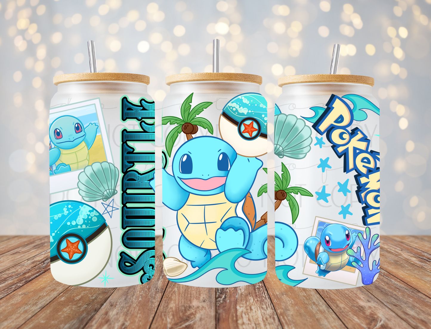 Water Anime Animal 16 Oz Wrap