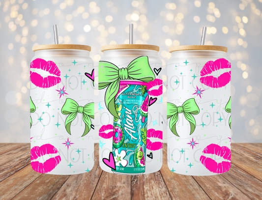 Watermelon Wave Energy Drink 16 Oz Wrap