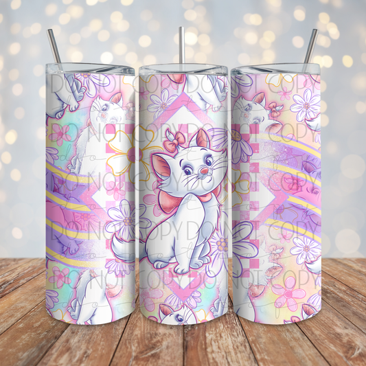 Girl Cat 20 oz Wrap
