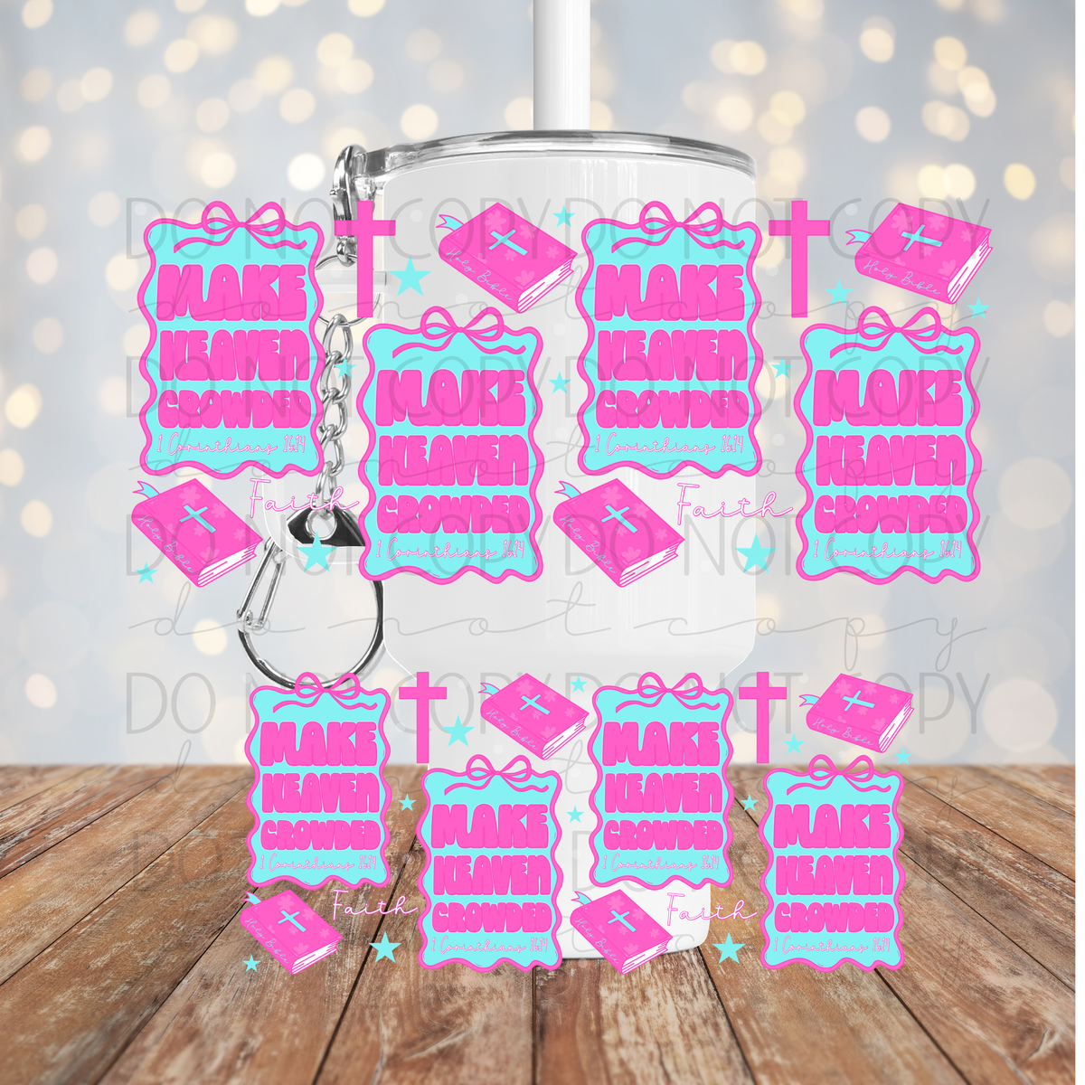 Make Heaven Crowded Mini Wrap