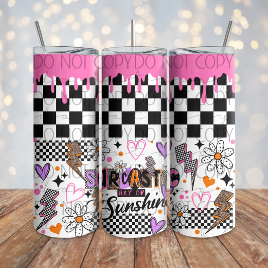 Sarcastic Sunshine 20 oz Wrap