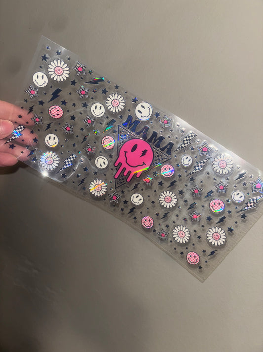 Mama (5) Holographic 16 oz Wrap