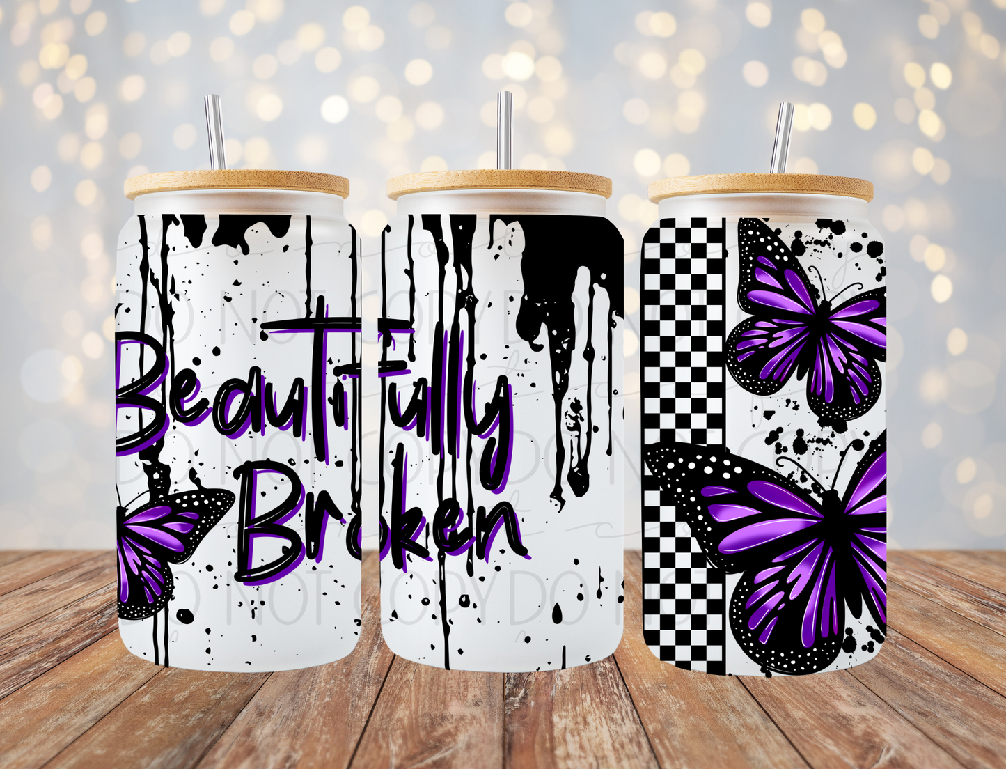 Beautifully Broken 16 Oz Wrap