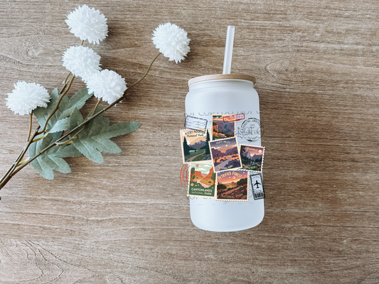 National Park Stamps Decal