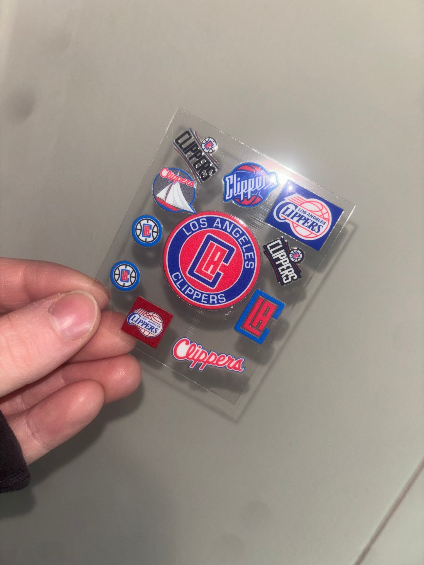 Los Angeles Basketball Spray Decal