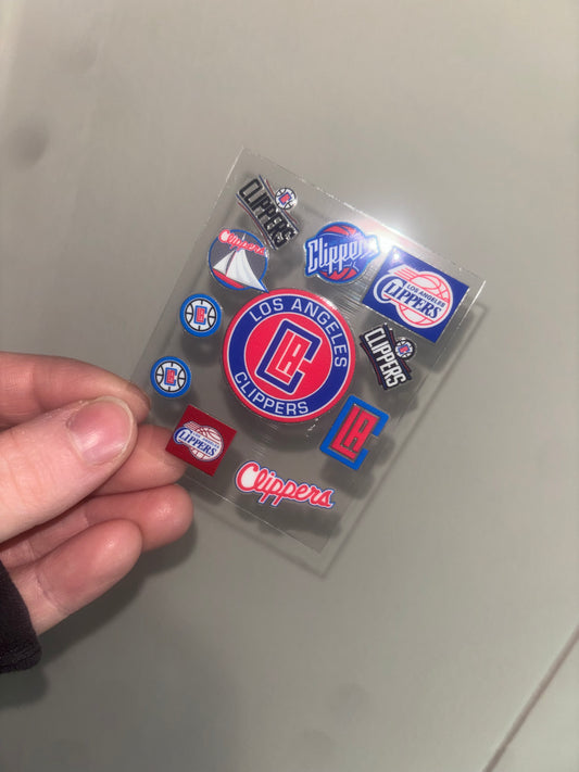 Los Angeles Basketball Spray Decal