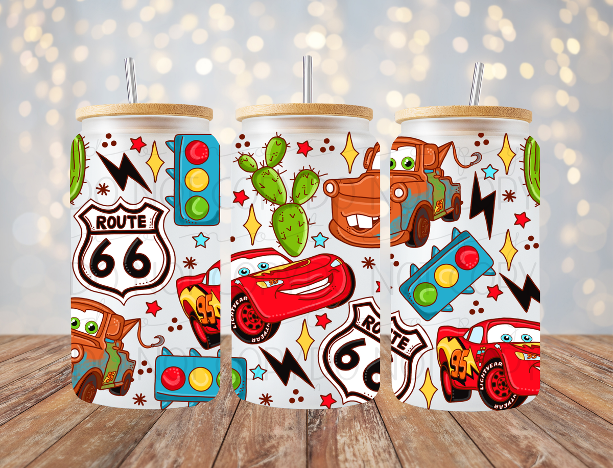 Racing Cars 16 oz Wrap