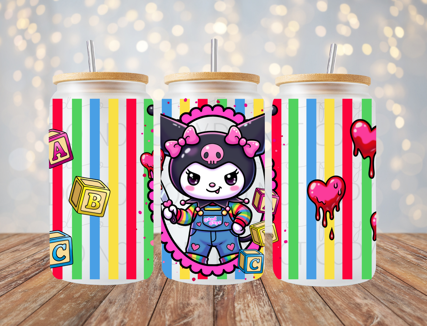 Kitty Horror 16 Oz Wrap