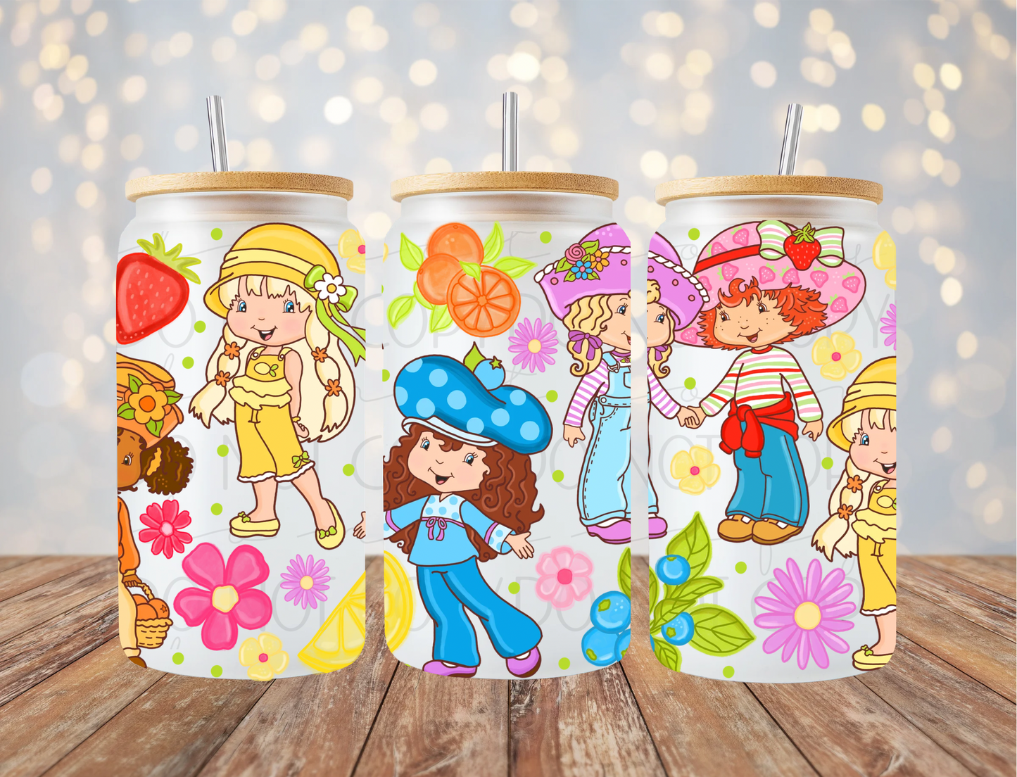 Strawberry & Friends 16 Oz Wrap