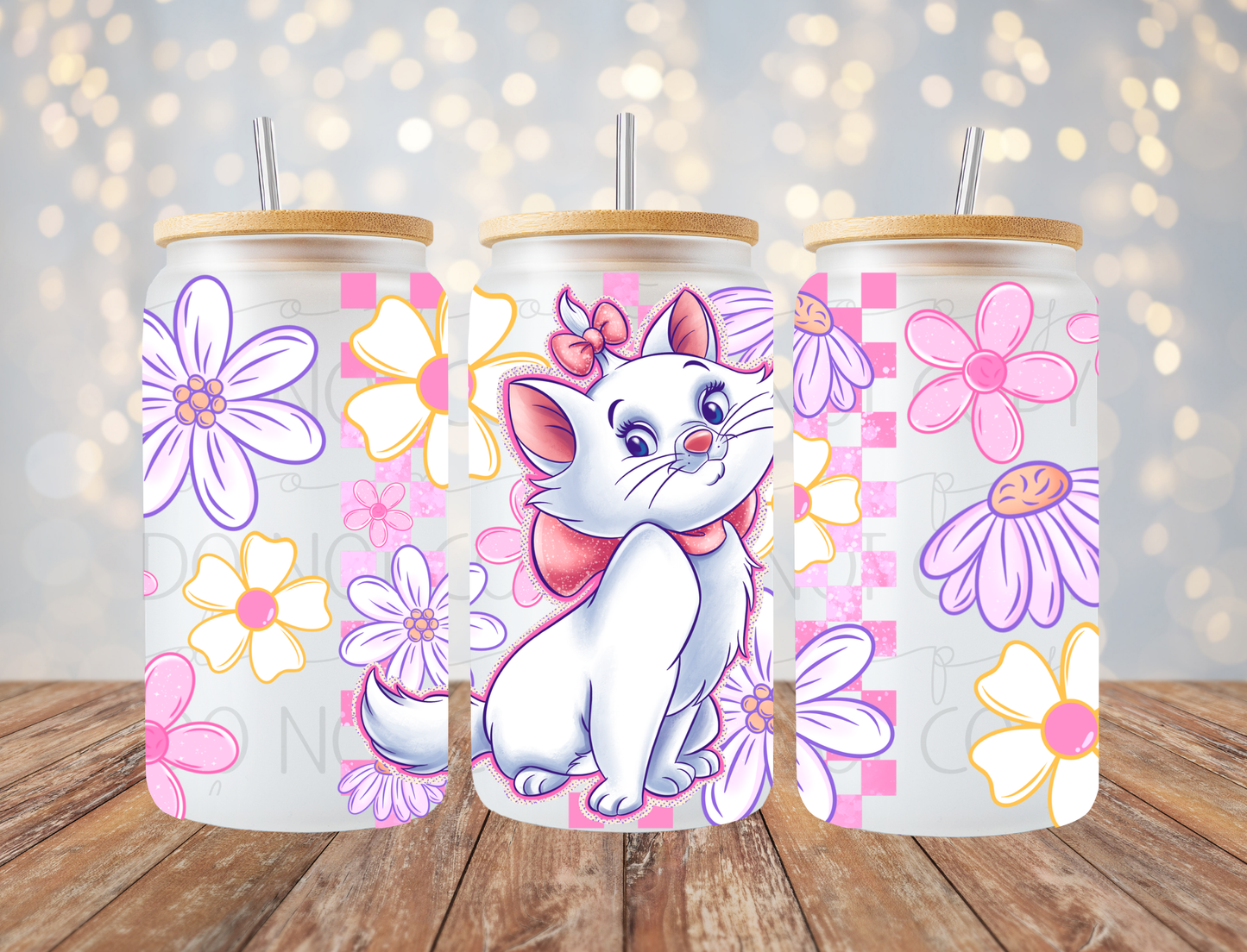 Girl Cat 16 Oz Wrap