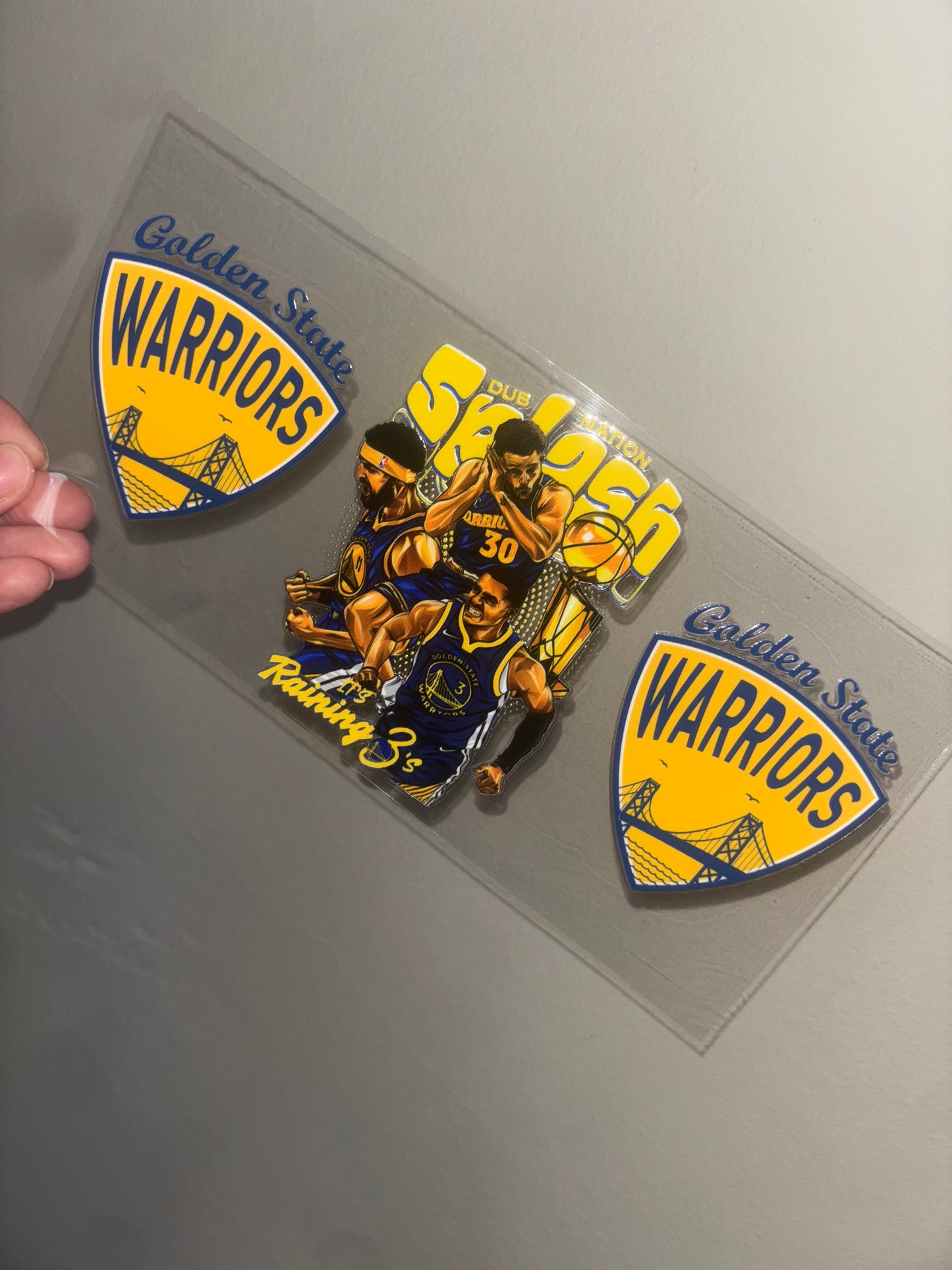 Warriors Basketball Players 16 oz