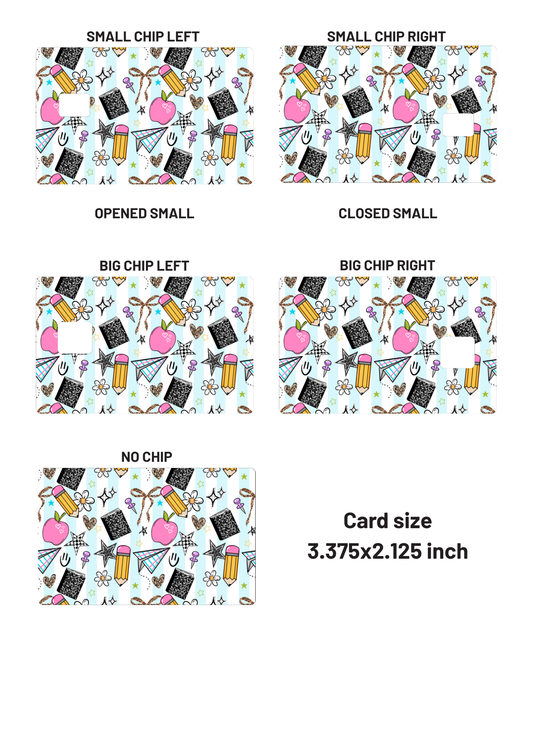 School Credit Card Wrap