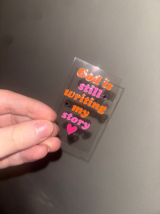 Still Writing My Story Keychain Wrap