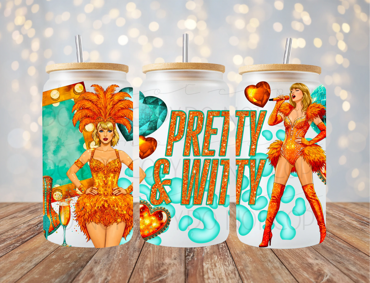 Pretty & Witty 16 Oz Wrap